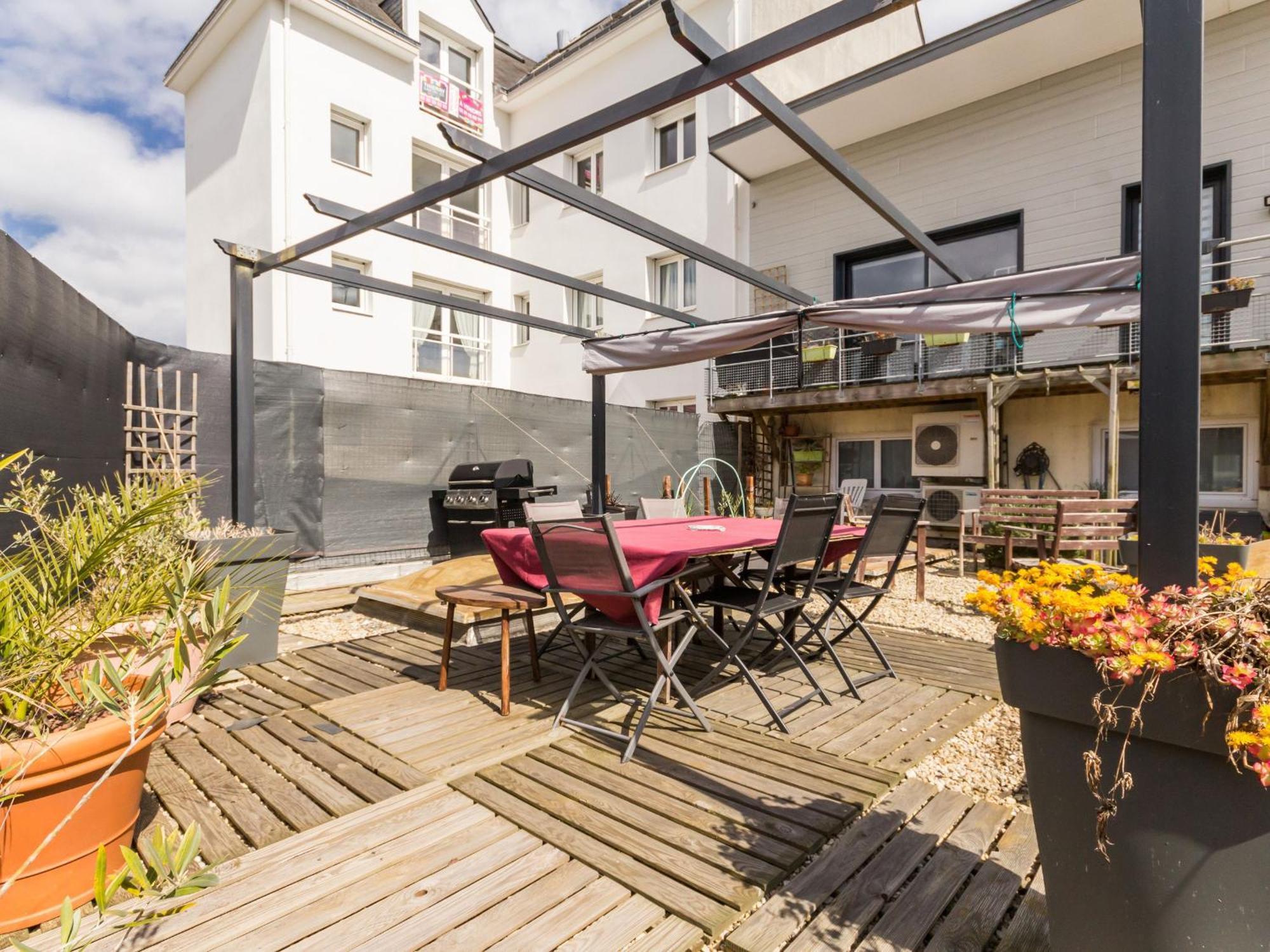 Maison De Ville A St Nazaire, Pres Du Front De Mer, Climatisee, 3 Chambres Avec Sdb Privatives, Wifi - Fr-1-306-1203 Saint-Nazaire  Zewnętrze zdjęcie